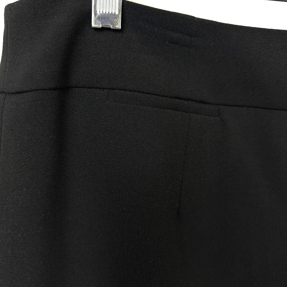 Calvin Klein Black Pencil Skirt Size 4 Stretch Lined Office Siren Workwear - Picture 5 of 10
